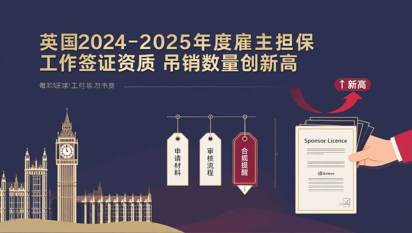 英国工签雇主担保资质吊销数量创新高:官方发布2024-2025年度数据 · 发生了什么