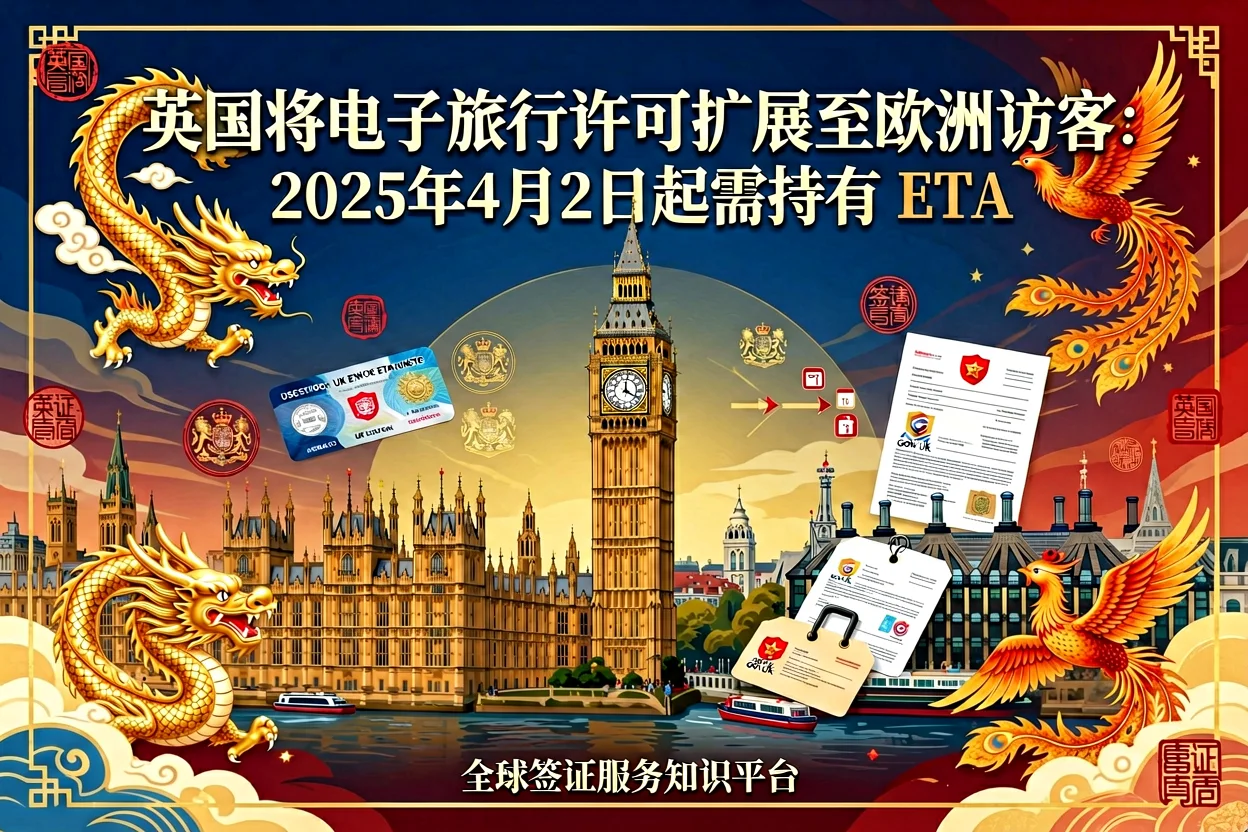 英国将电子旅行许可扩展至欧洲访客：2025年4月2日起需持有 ETA