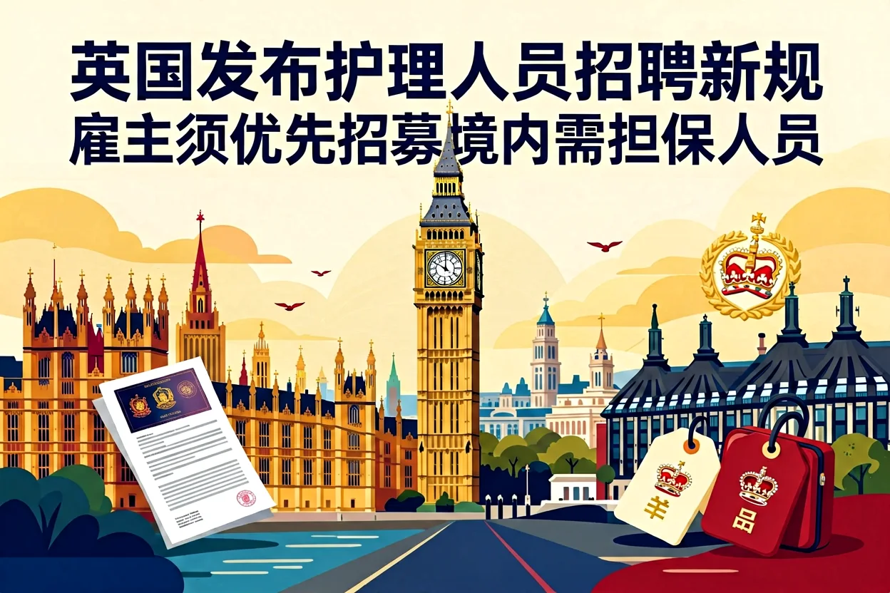 英国发布护理人员招聘新规:雇主须优先招募境内需担保人员 · 发生了什么