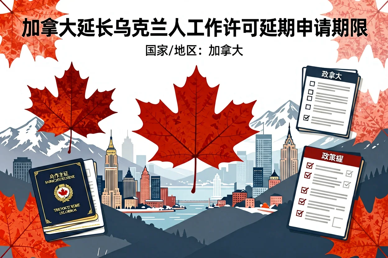 加拿大延长乌克兰人工作许可延期申请期限 · 政策背景与核心变化