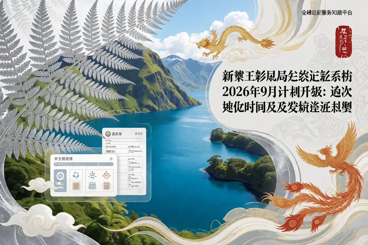 新西兰移民局在线签证系统2026年9月计划升级：两次维护时间及受影响签证类型